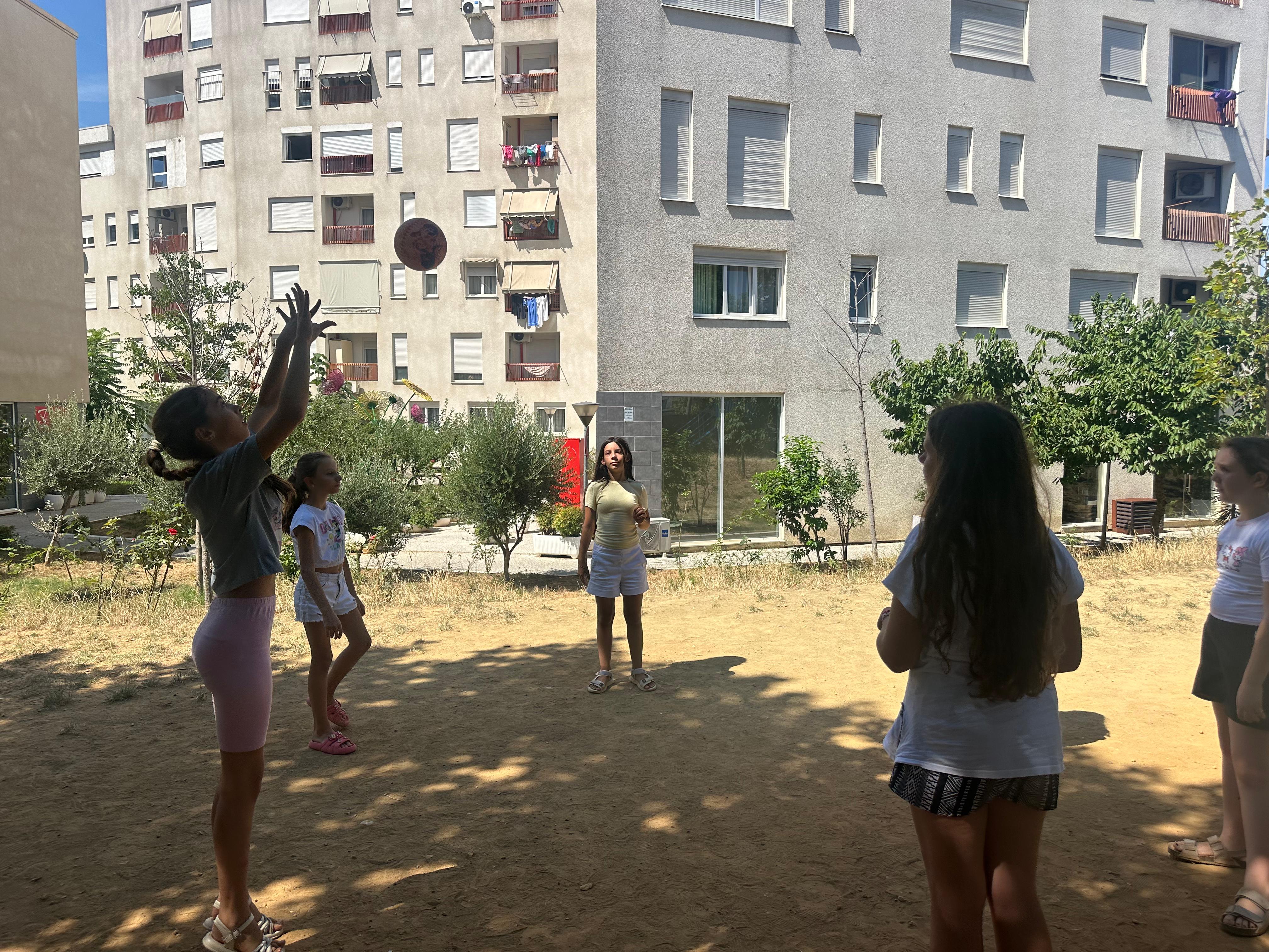 Aktivitet sportiv me top në Time Center